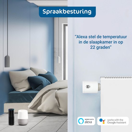 Slimme Radiatorknop Starterskit Incl. 4 Radiatorknoppen - Afbeelding 3