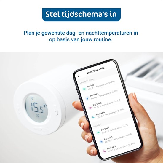 Slimme Radiatorknop Starterskit Incl. 4 Radiatorknoppen - Afbeelding 2